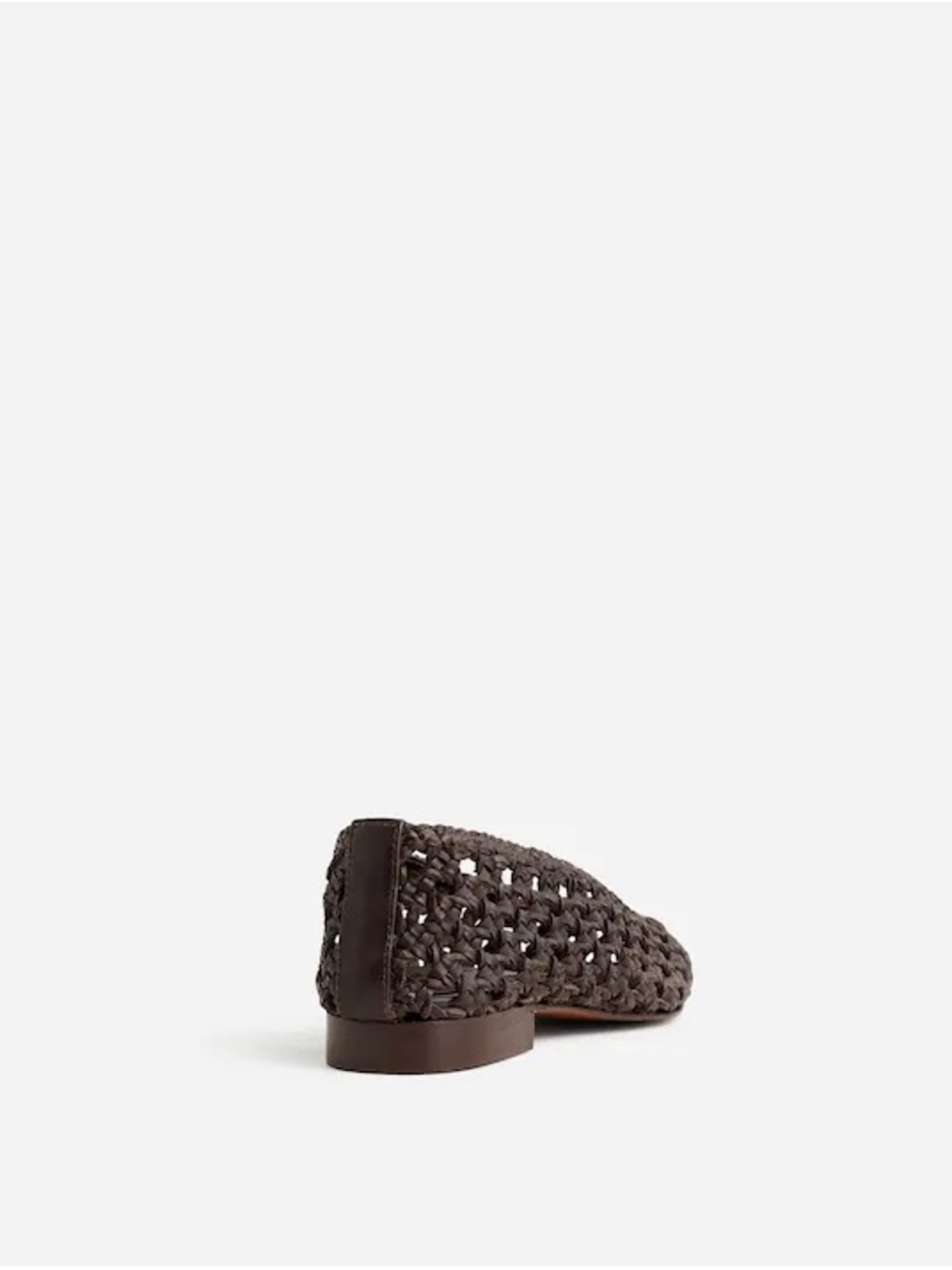 Madewell Brown Braided Pointed-Toe Flats - Picture 9 of 9